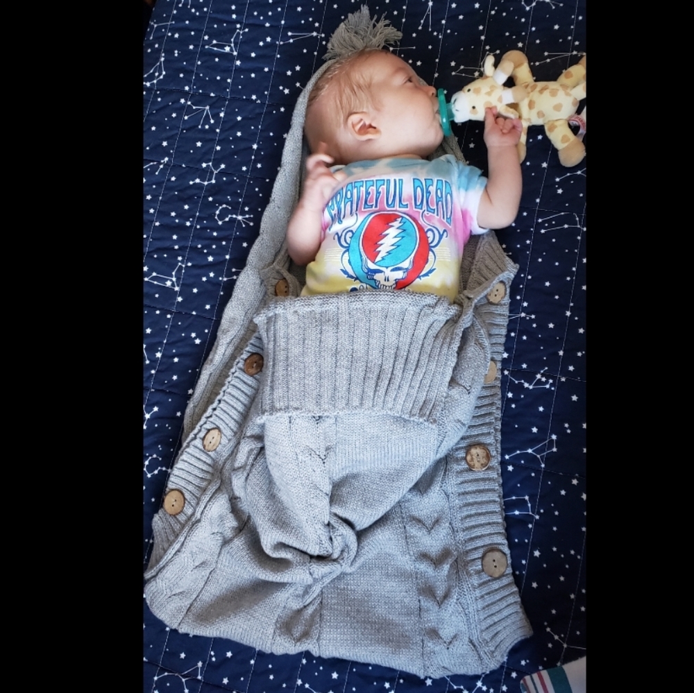XMWEALTHY Swaddle Blanket Knit Sleep Sack